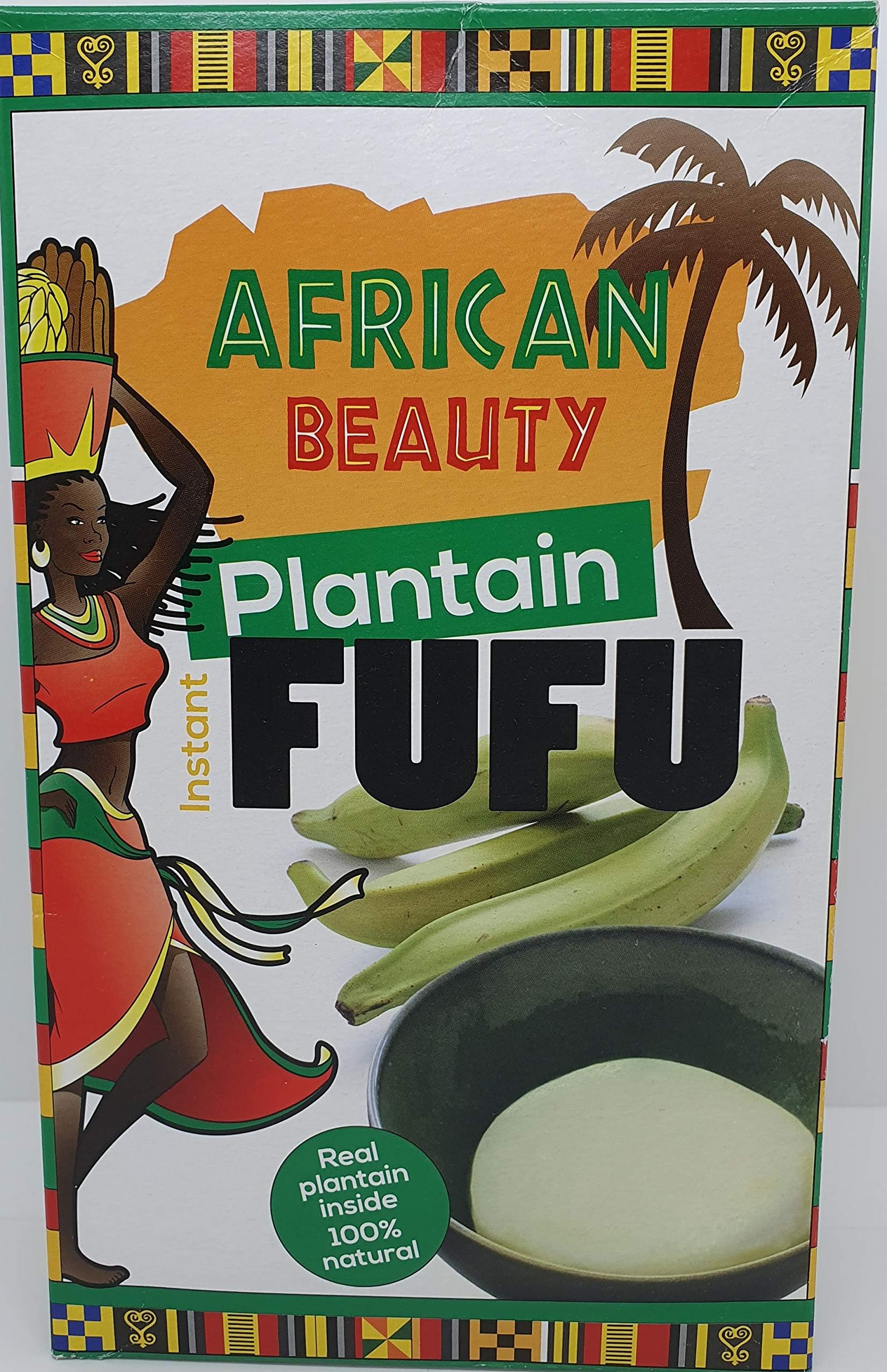 Plantain Fufu Flour African Mix 24oz Authentic, Premium Quality Fufu Flour with