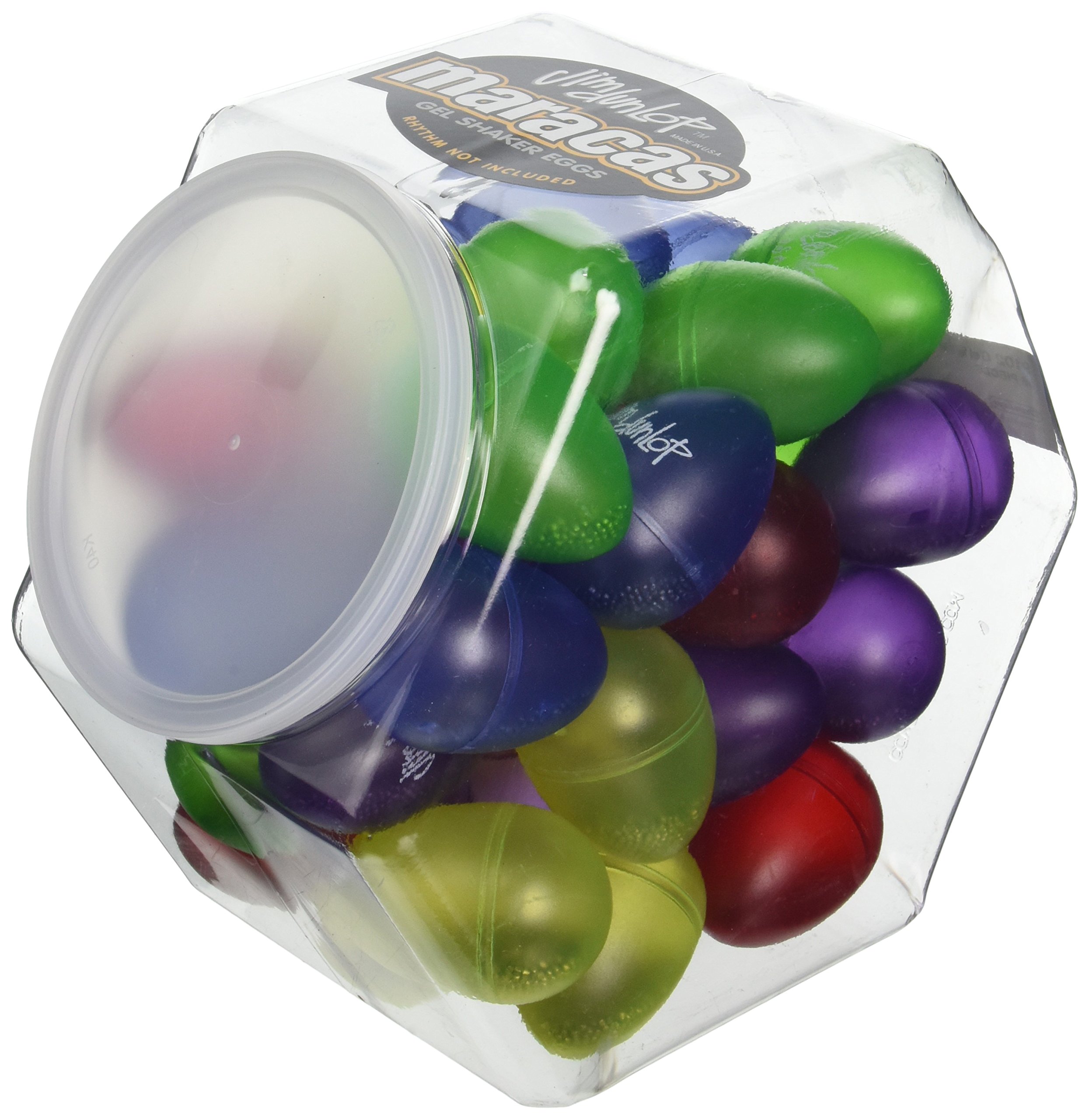 JIM DUNLOP Shaker Maracas, Frasco de 36, Multicolor