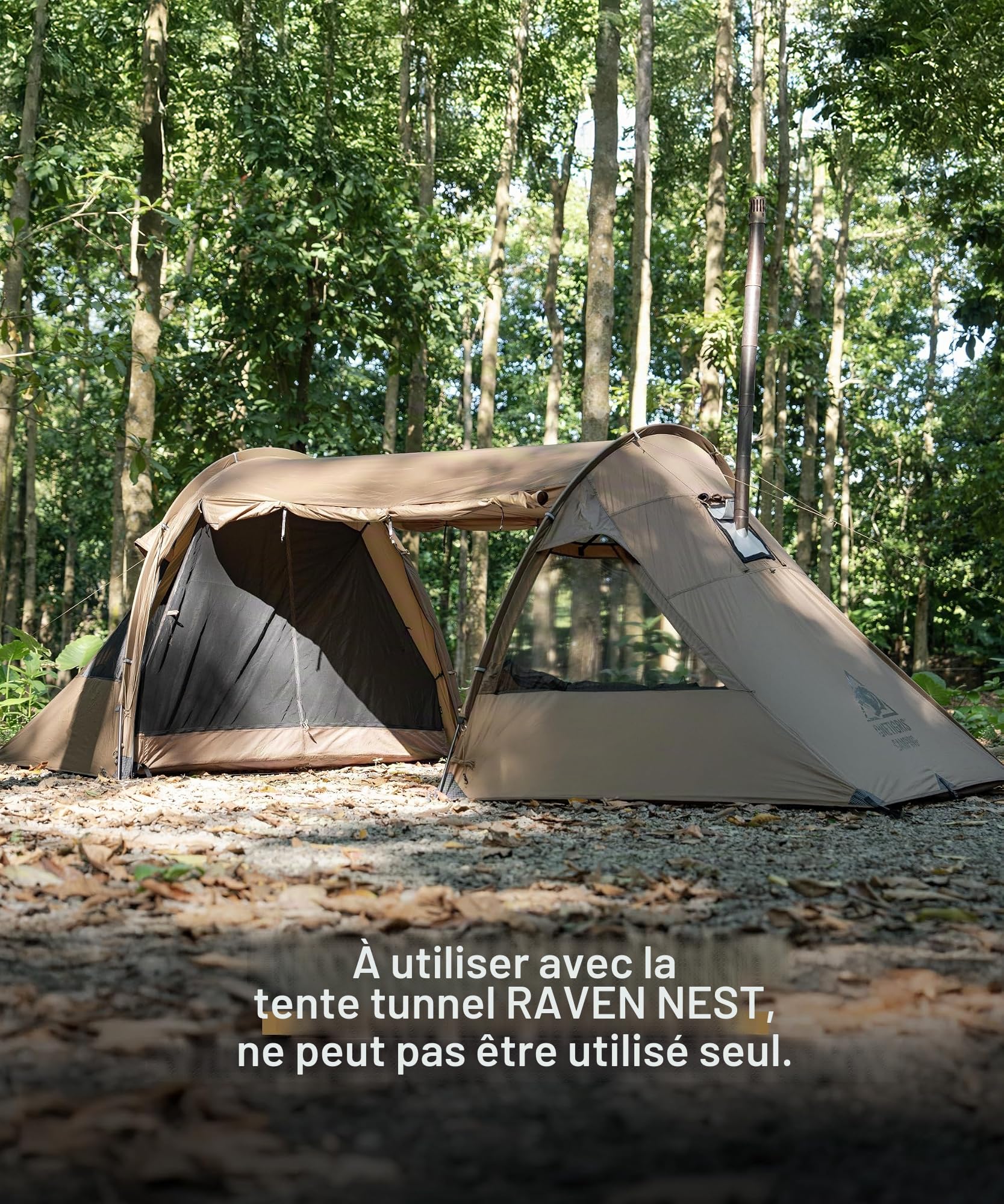 OneTigris Tente intérieure pour nid Raven, tente en maille filet pour camping, randonnée en plein air