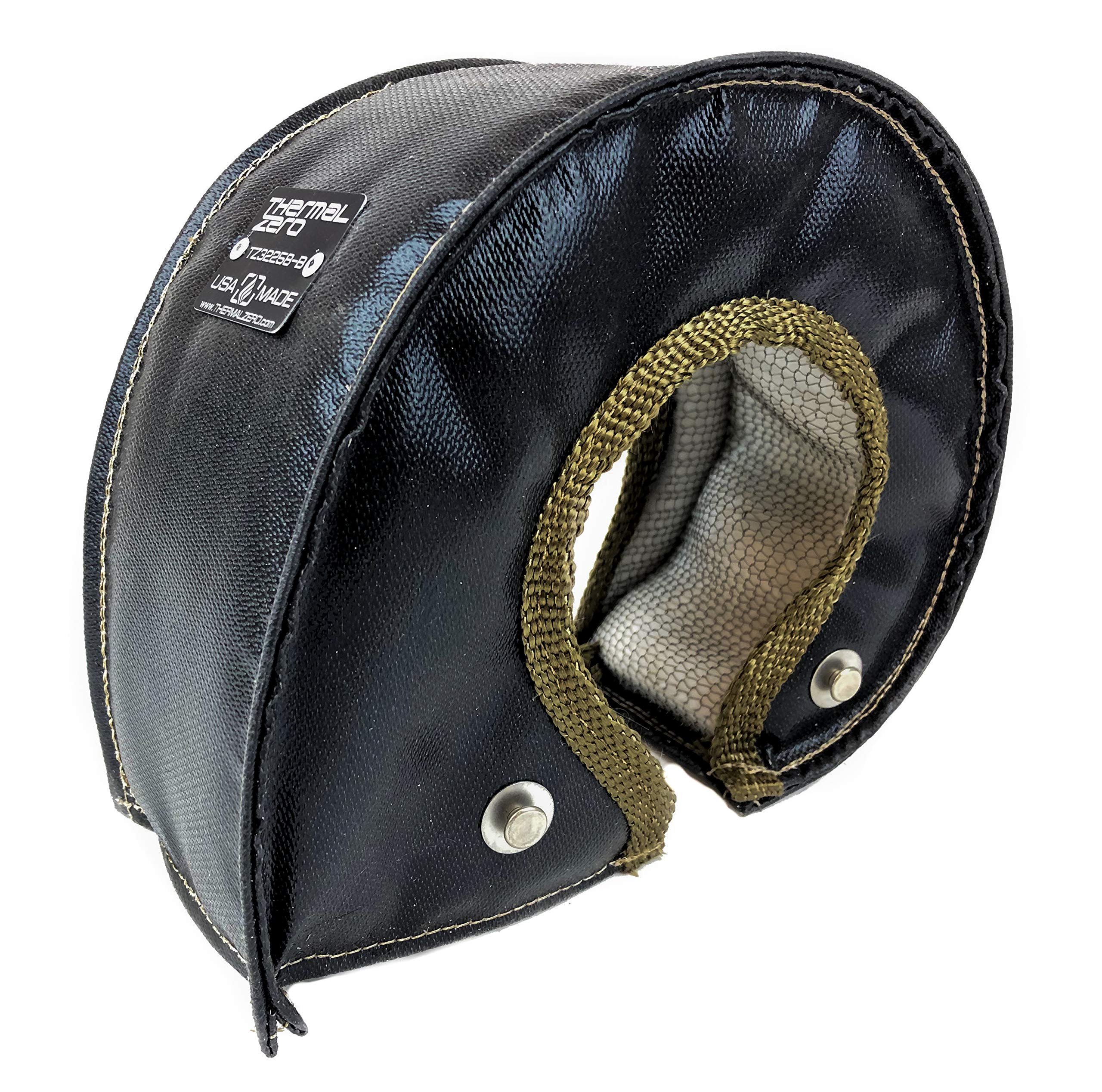 最大68％オフ！ Turbo Charger ブラックターボブランケットヒートシールドビーニーターボチャージャーカバーT88 S400