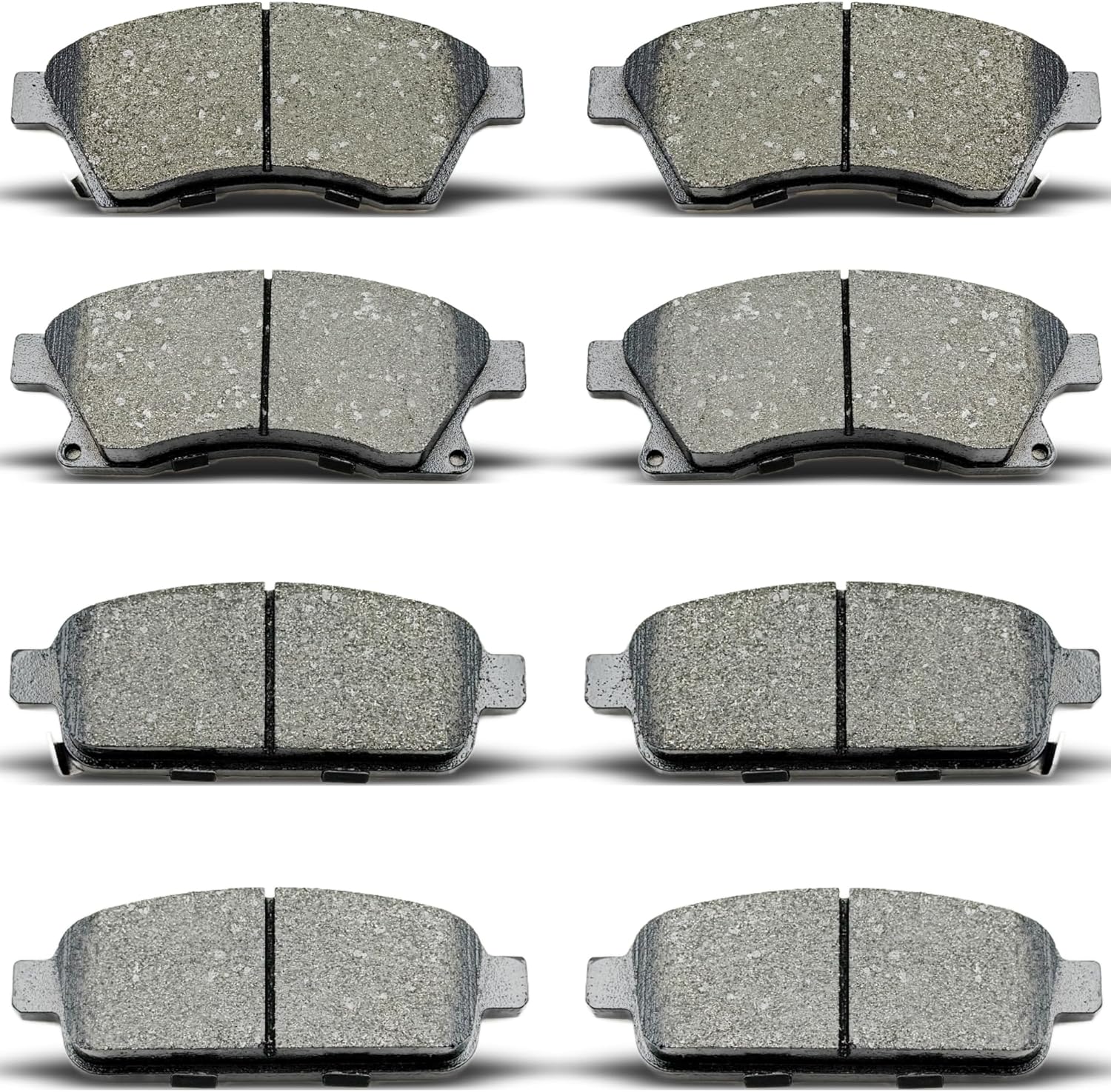 Front Rear Ceramic Brake Pads 8 Pieces Set fit for 2011-2015 Chevrolet Cruze,for 2013-2016 Chevrolet Sonic