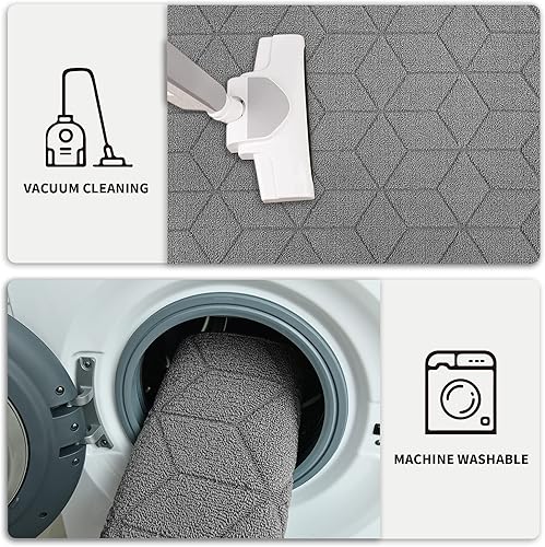 Miniatura 160 de GRANNY SAYS Felpudo para interiores, 32 x 48 pulgadas, antideslizante, tapete grande para puerta, tapete de bienvenida para exteriores, lavable