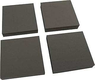 Sponsored Ad - XCEL Heavy Duty Equipment Pads, Anti Vibration Non Slip Furniture Pads, 4" x 4" x 3/4" Thick (Set of 4)