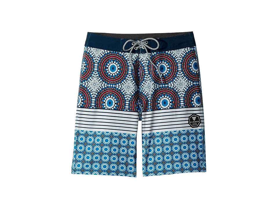 

VISSLA Kids Cayo Four-Way Stretch 17 Boardshorts (Big Kids) (Dark Naval) Boy's Swimwear