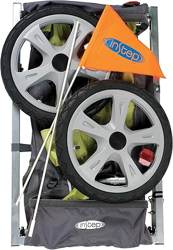 Miniatura 4 de Instep Bike Trailer for Toddlers Kids Single and Double Seat 2-In-1 Canopy Carrier Multiple Colors