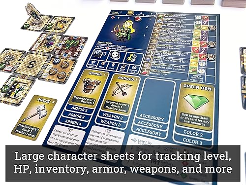 Miniatura 6 de Juego de mesa Dungeons and Feelings  1 edición  Juego de mesa híbrido social y de estrategia  Ice Breaker  Juego de preguntas  RPG  Aventura