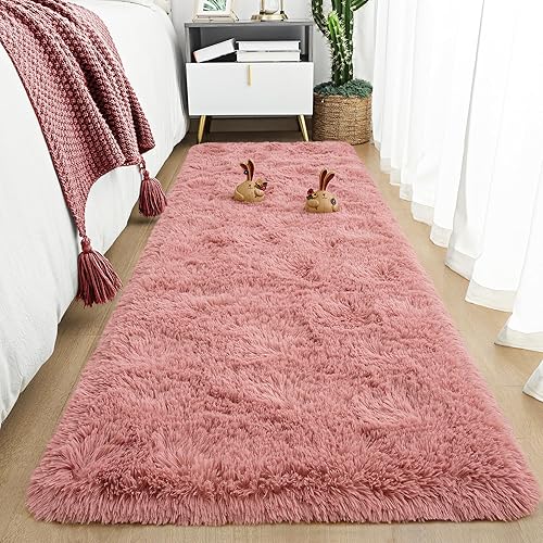 Miniatura 96 de Tepook - Alfombra súper suave y peluda para dormitorio, alfombras modernas peludas para niños para sala de estar, alfombra de felpa