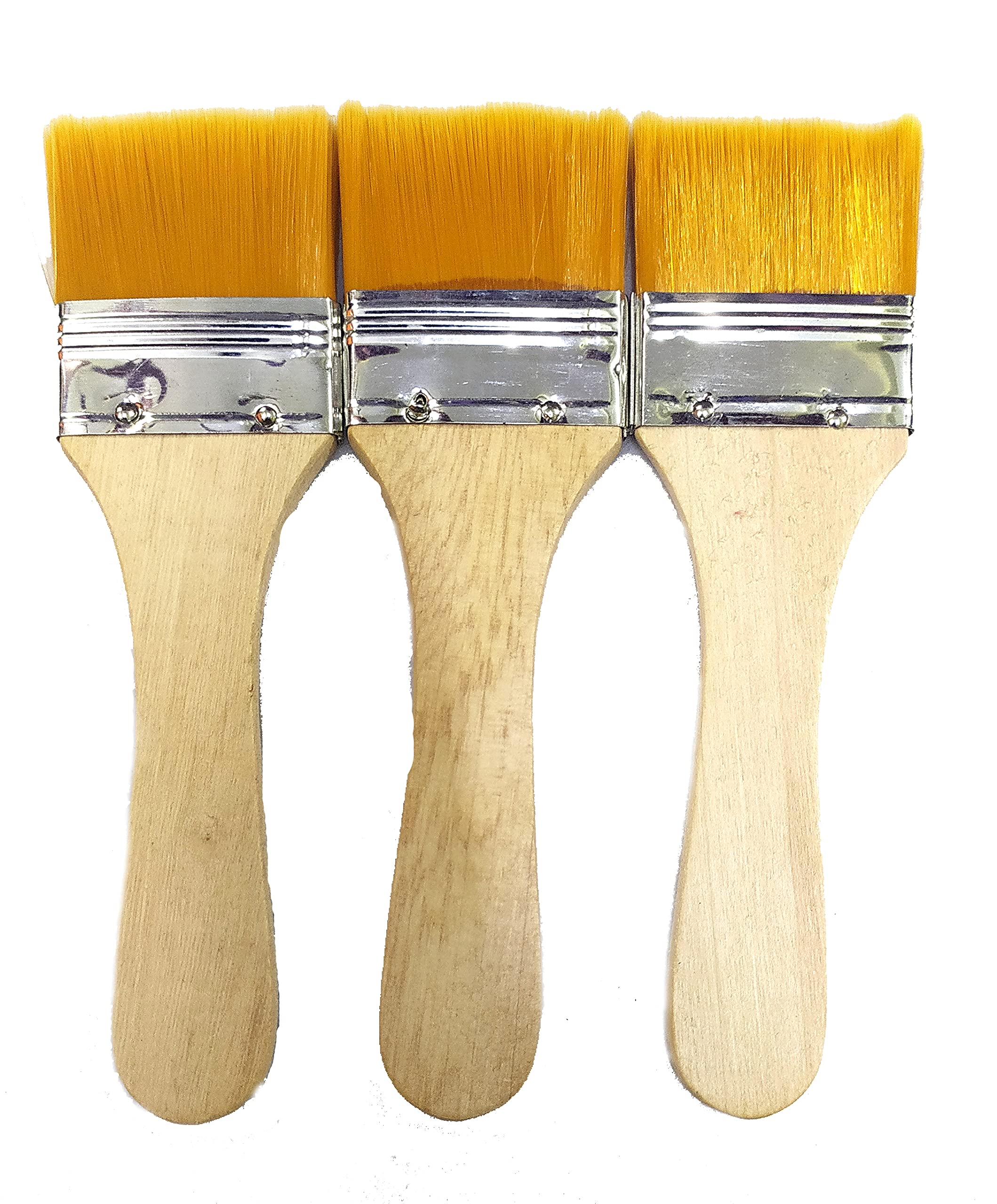 Beauty Tool Wooden Cleaning Brushes (3Pcz)