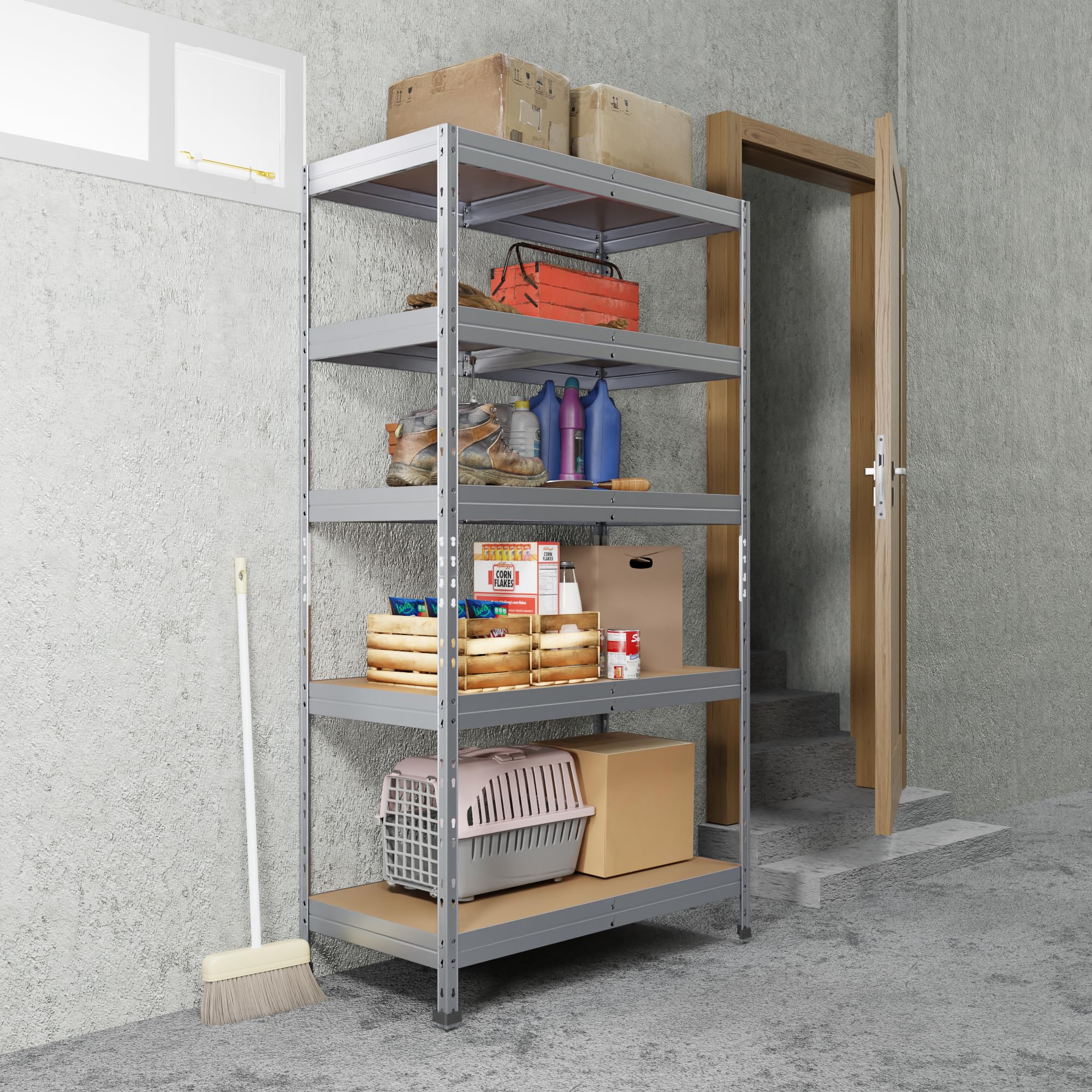 Amazon.com: AR Shelving, Rust Resistant Galvanized Steel Rack for