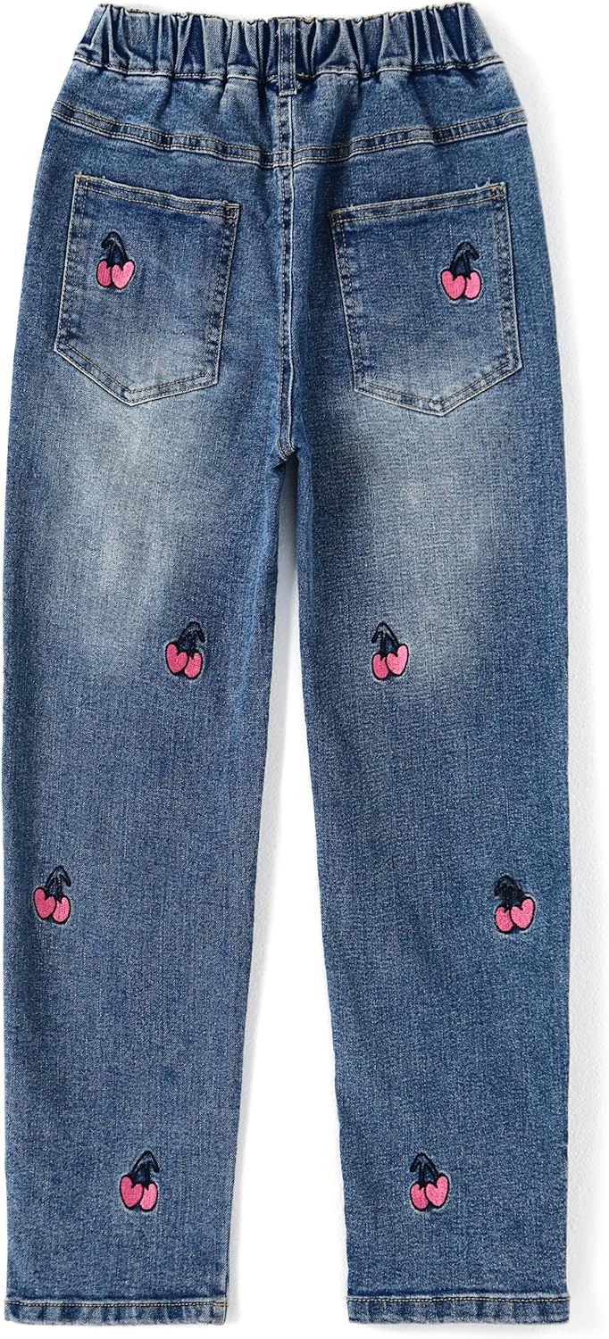 [FUFSAWS] KIDSCOOL SPACE Vaqueros de algod&oacute;n con Cintura el&aacute;stica