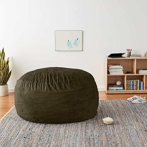 Miniatura 78 de Chill Sack - Funda para puf Microgamuza - Carbón - Solo funda,Microsuede - Chocolate - Solo funda,Microsuede - Azul marino - Solo funda,Guijarro -