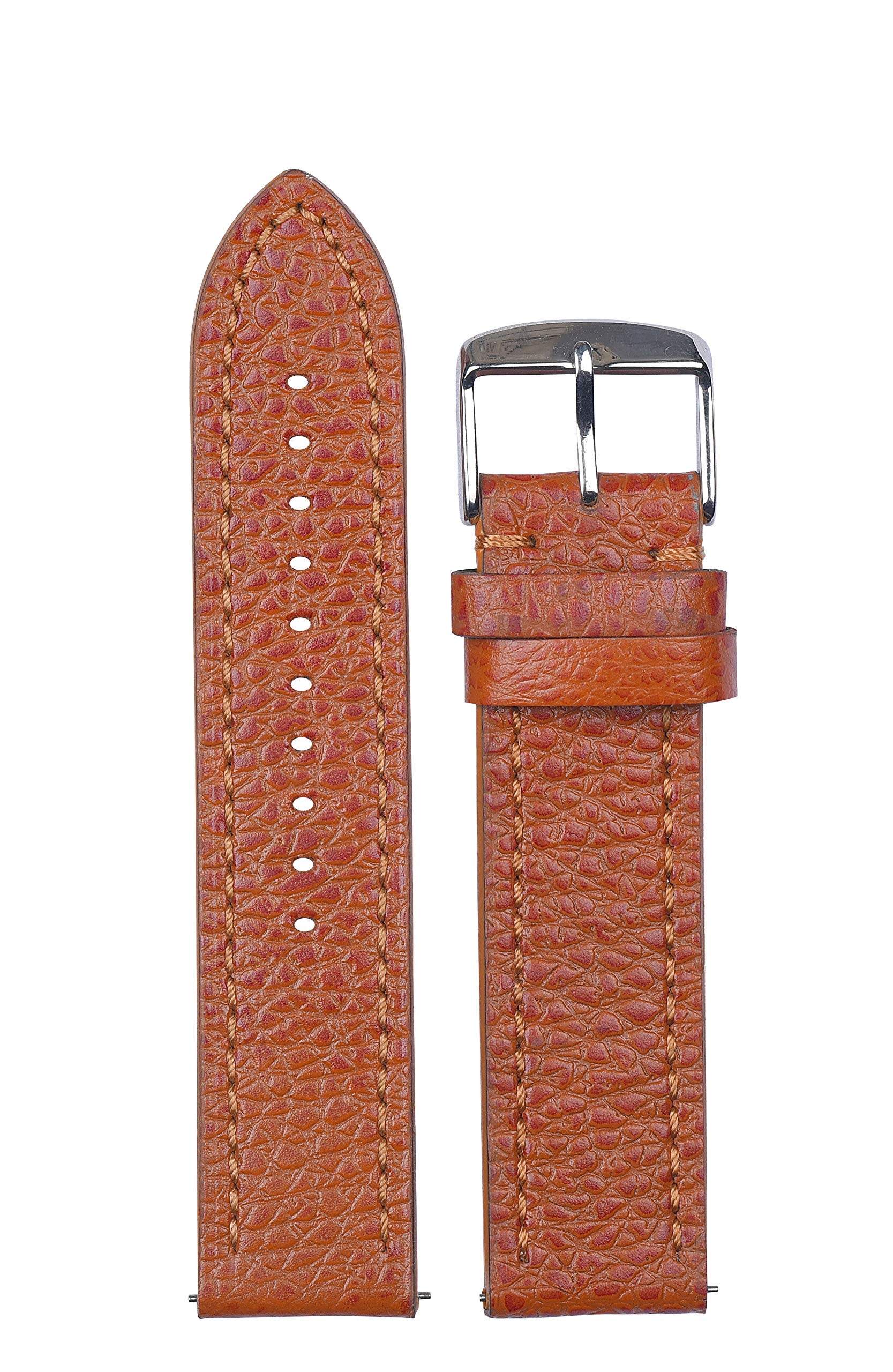 EXOR BABVILON C TAN Colour leather watch straps With CUT EDGE finish of 22 MM Quick Release Watch Band for Men Women (B08P7BXNQ8) Amazon Price History, Amazon Price Tracker