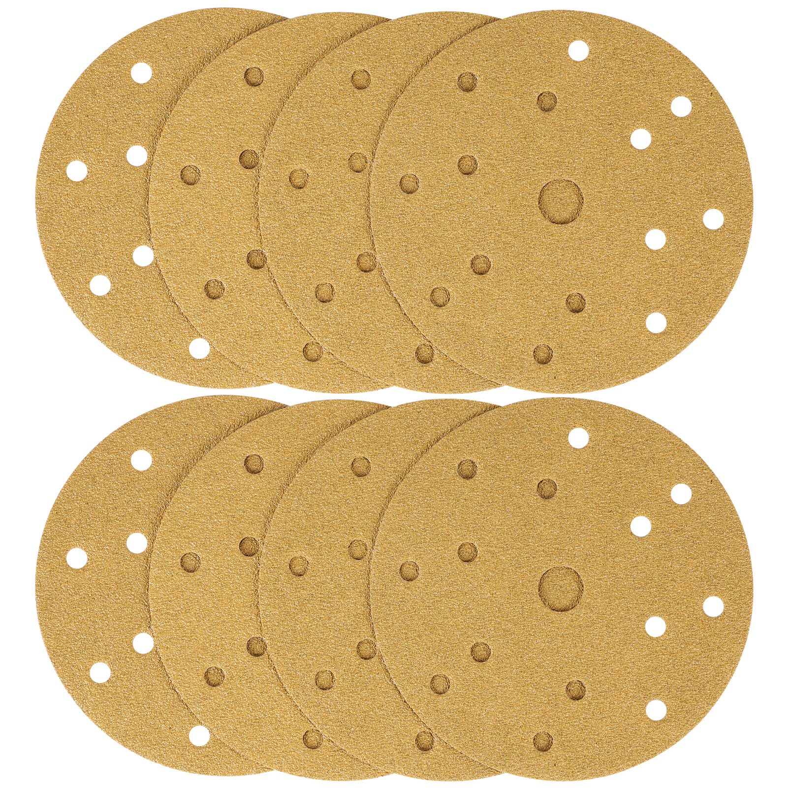 150mm Sanding Discs, 40 Pcs 6inch 15-Hole Hook and Loop Sandpaper for 150mm Random Orbital Sander(60 Grits)