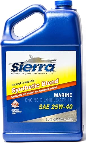 Sierra 18-9440-4 25W40 Aceite de motor mezcla sintética 5 cuartos