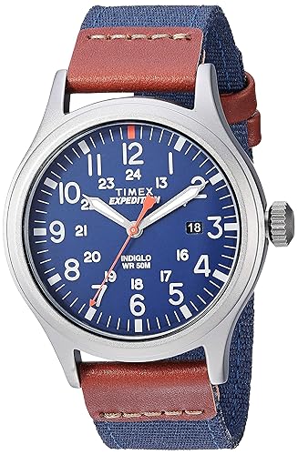Timex Men's Expedition Scout 40mm Watch - Blue/Blue/Titanium