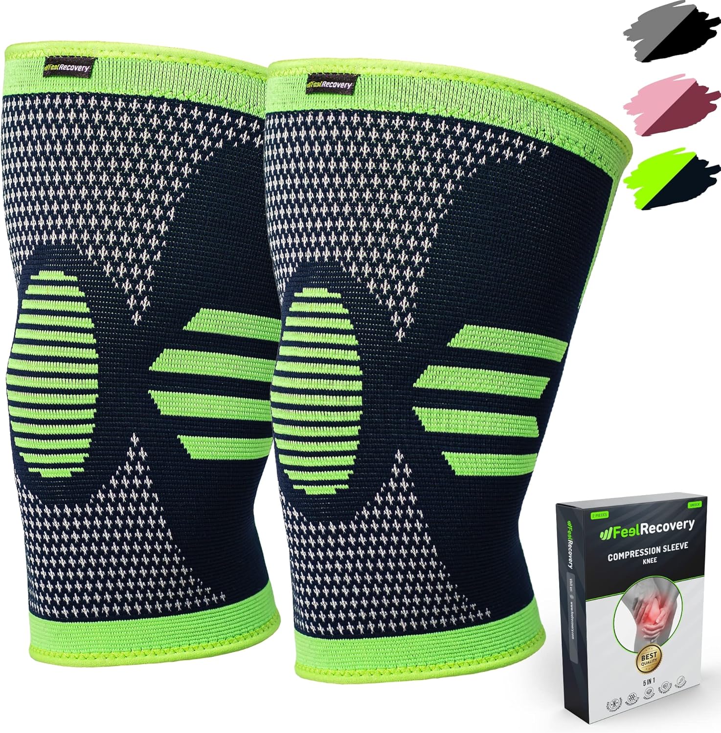 NEOtech Care Beinbandage Aus Bambus - Elastische Kompressionsstütze Für Knie Und Beine