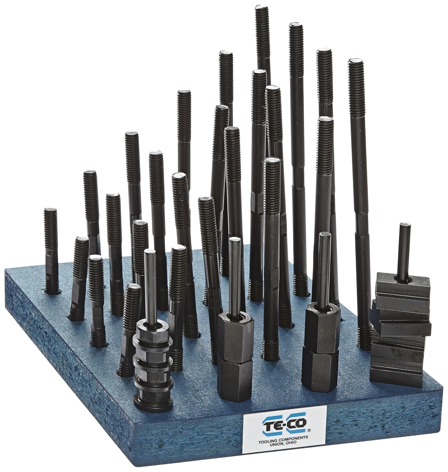 Te-Co 20604 38 Piece T-Nut and Stud Kit, 3/8"-16 Stud x 9/16" Table T-Slot