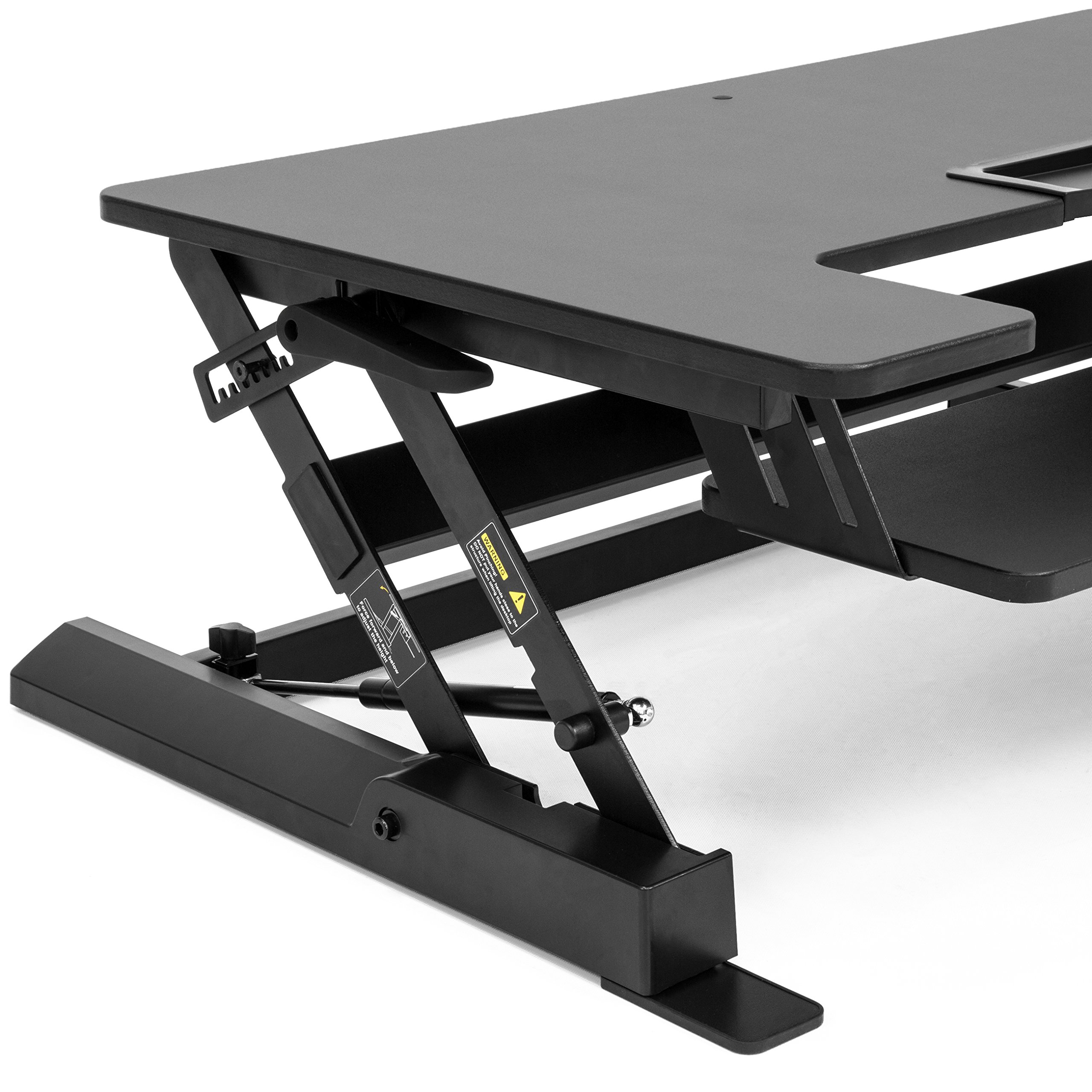 Best Choice Products 36in Standing Desk, Height Adjustable 2Tier Desk