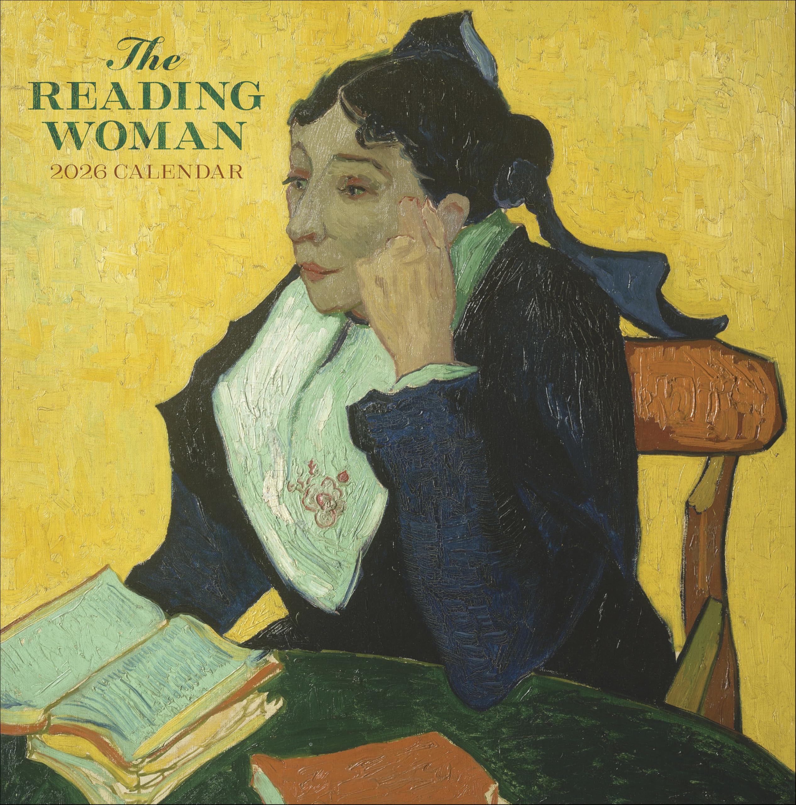 The Reading Woman Calendar 2026, Wall Calendars, Month To View, Gift