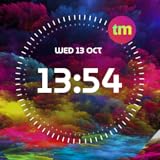 Clock Wallpaper with Date