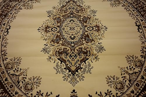 Miniatura 5 de Unique Loom Reza Collection- Alfombra, Polipropileno, Ivory