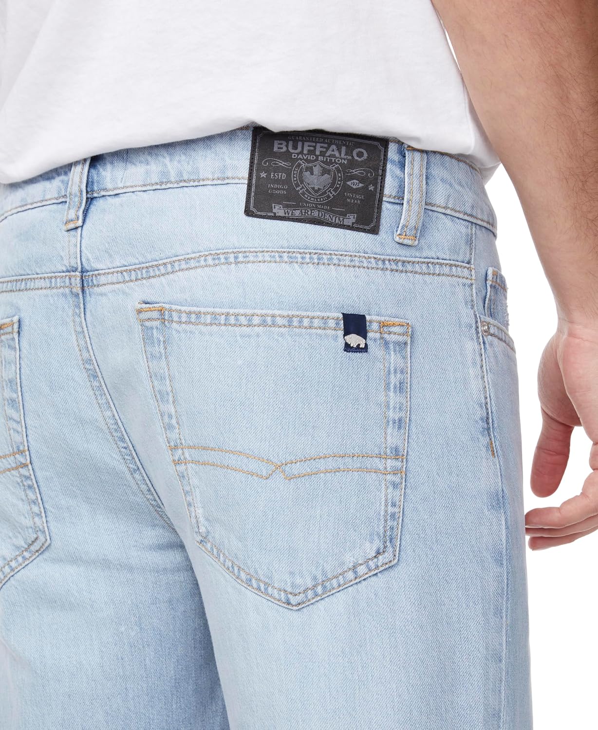 Buffalo David Bitton Men's Straight Driven Fashion Jean