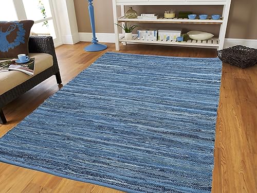 Alfombra de algodón para área, alfombras adecuadas para sala de estar, dormitorio, comedor, decoración del hogar, alfombras tradicionales hechas a