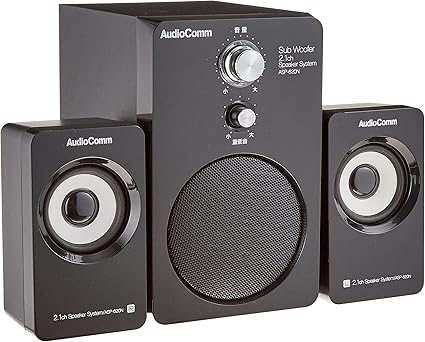 Amazon Co Jp 大口径102mmサブウーファー 重低音の迫力サウンド 2 1chスピーカーシステム オーム電機 Asp 6n 家電 カメラ