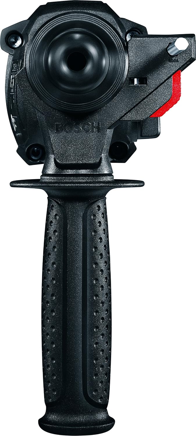 Close-up of the Bosch GBH 2-28 D auxiliary handle
