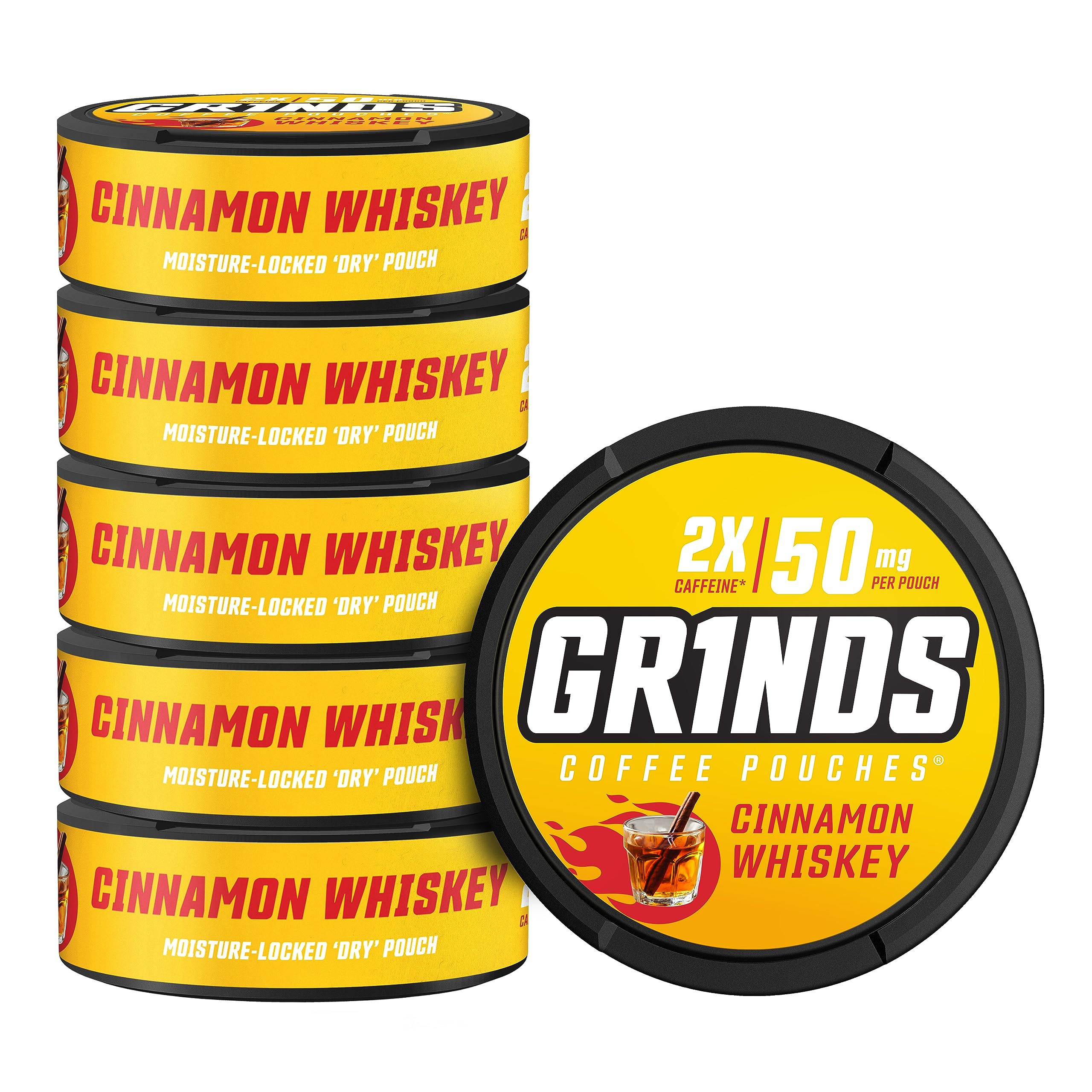 grind tobacco substitute Amazon.com : GRINDS Coffee Pouches | 6 Cans of Cinnamon Whiskey | Tobacco  Free, Nicotine Free Healthy Alternative | 18 Pouches Per Can