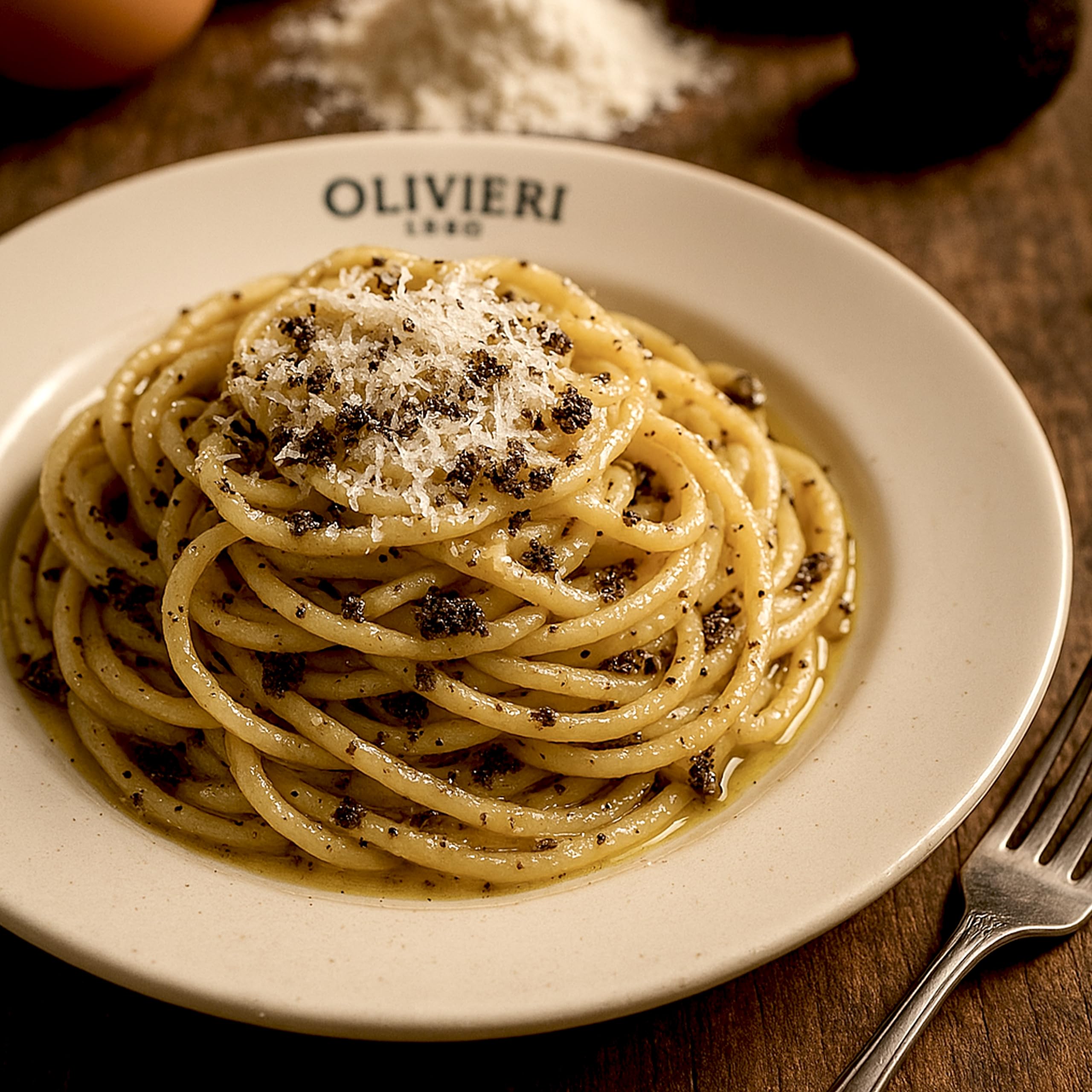 Sauce à la Truffe Noire 500g | Sauce aux Truffes | Melanosporum Vitt. | Artisanat Italienne | Sans gluten | Pour les pâtes, la viande, la pizza | DOS Tartufi