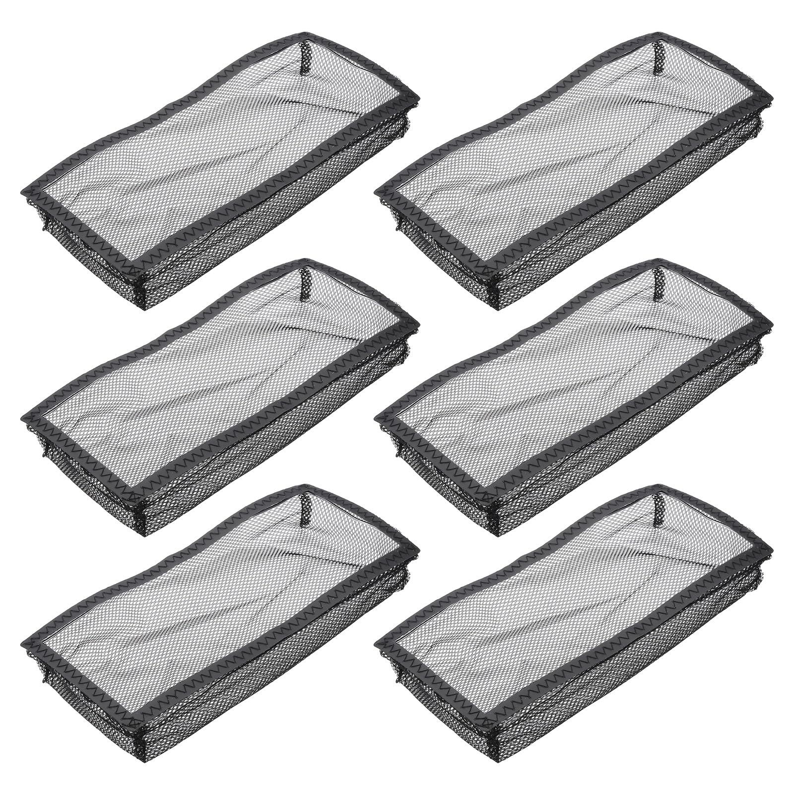 YOKIVE 6 Pcs Floor Vent Covers Net, Floor Register Cover Catcher PVC Mesh Air Vent Screen Filters, Great for Home Floor Wall
