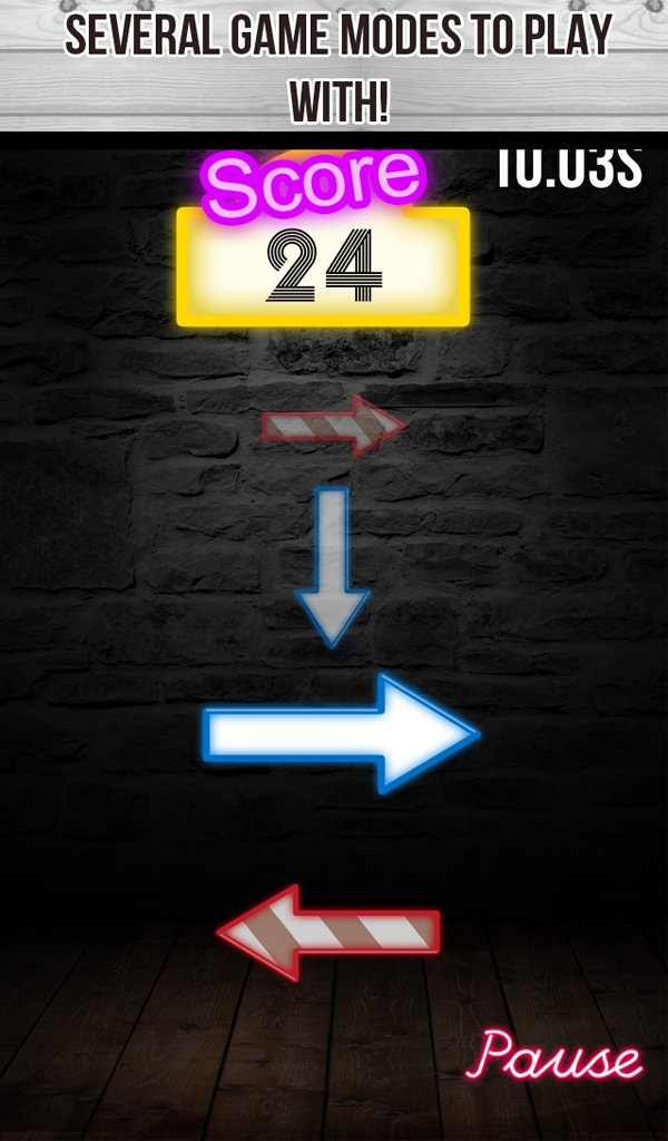 Neon Direction - Swipe Up, Left, Right, and Down - App on Amazon Appstore