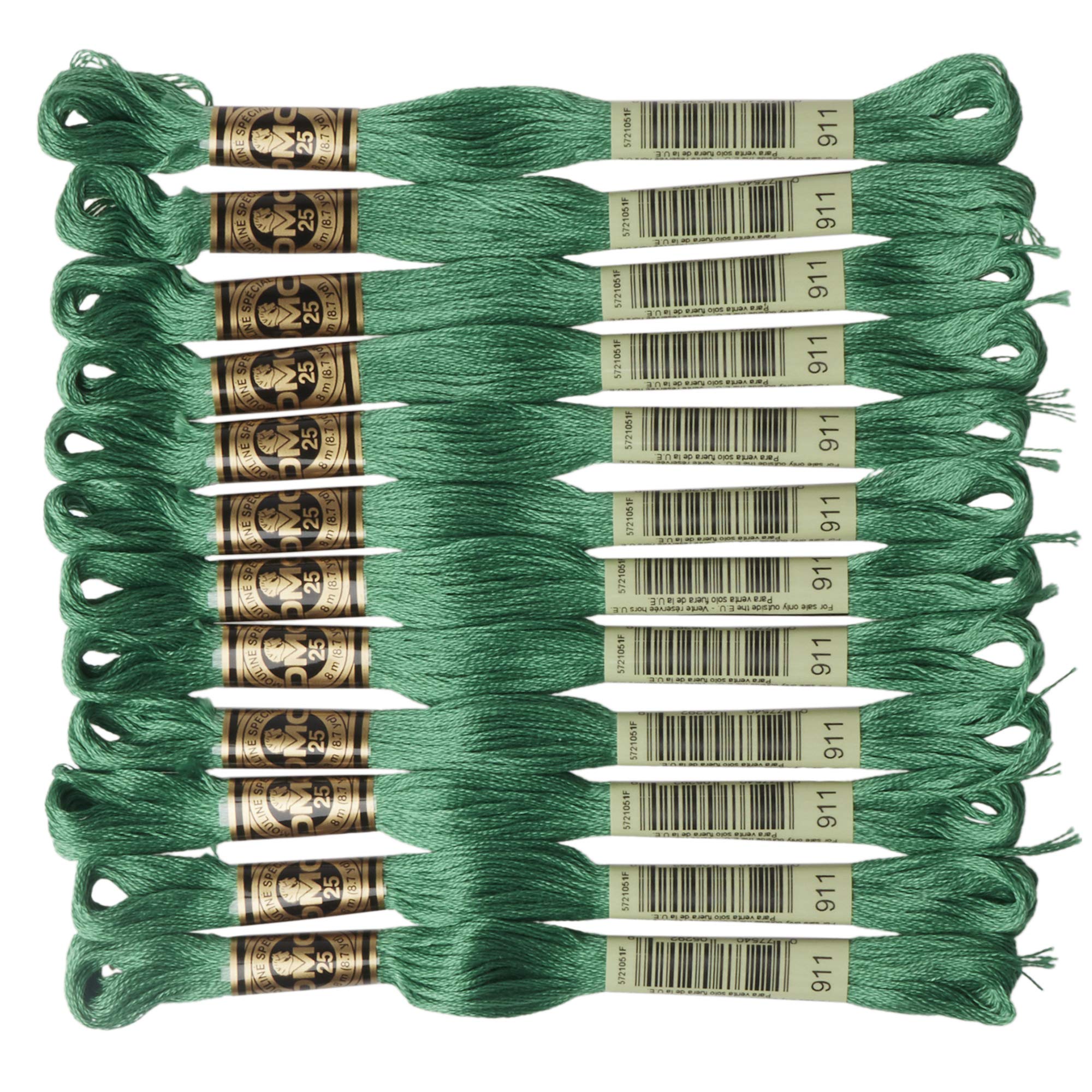 DMC 6-Strand Embroidery Cotton Floss, Medium Emerald Green