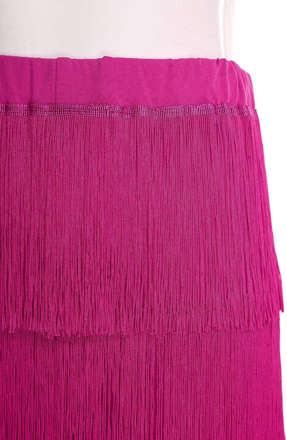 Women Latin Dance Pants with Fringe Tango Salsa Practice Performance Pants