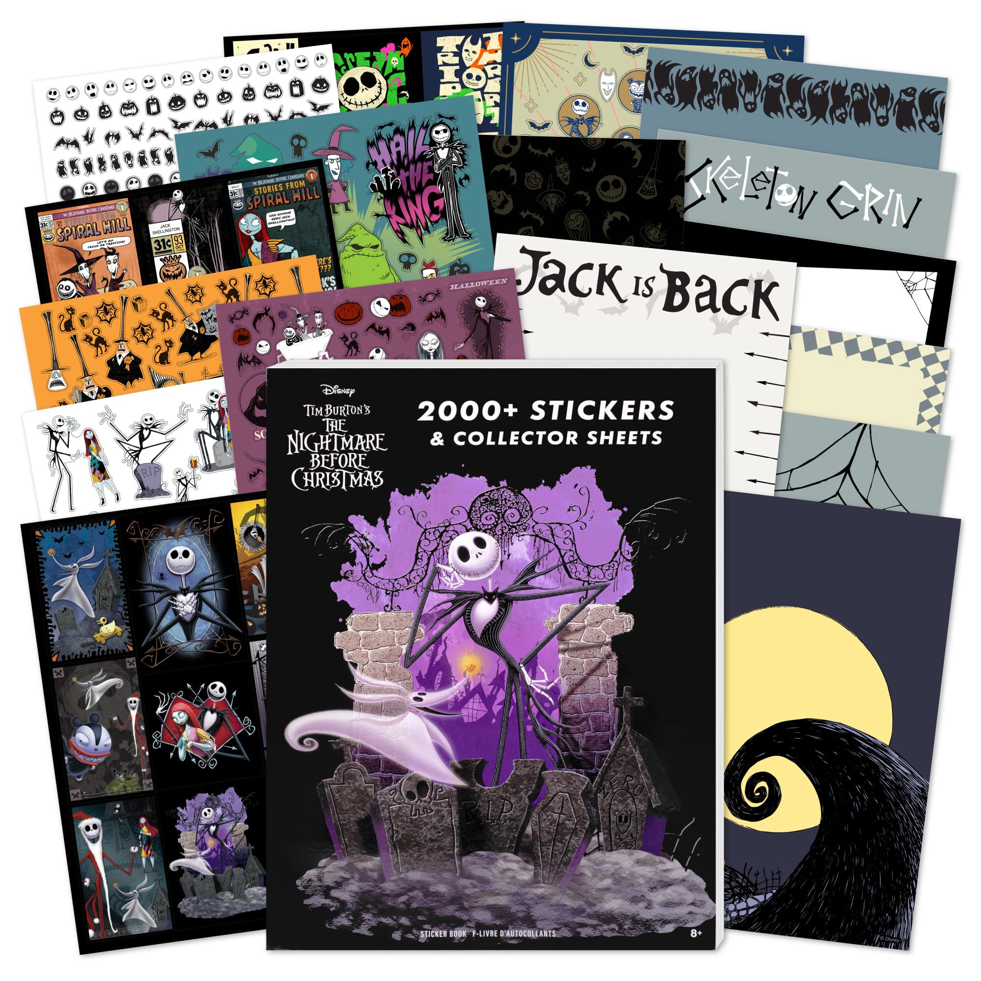 Stickers L'Étrange Noël de monsieur Jack : le cadeau parfait pour fans de papeterie