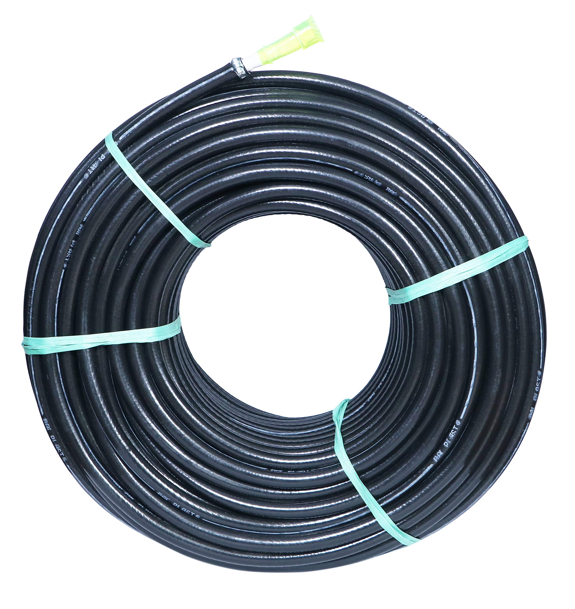 Tramp & Badger(Size : 1/2 (0.5) Inch, Length: 5 Meters, Black) Heavy Duty Braided Water Hose Pipe, Light Weight Easy to Connect For Garden, Car Wash, Floor Clean, Pet Bath, Park & Yard.