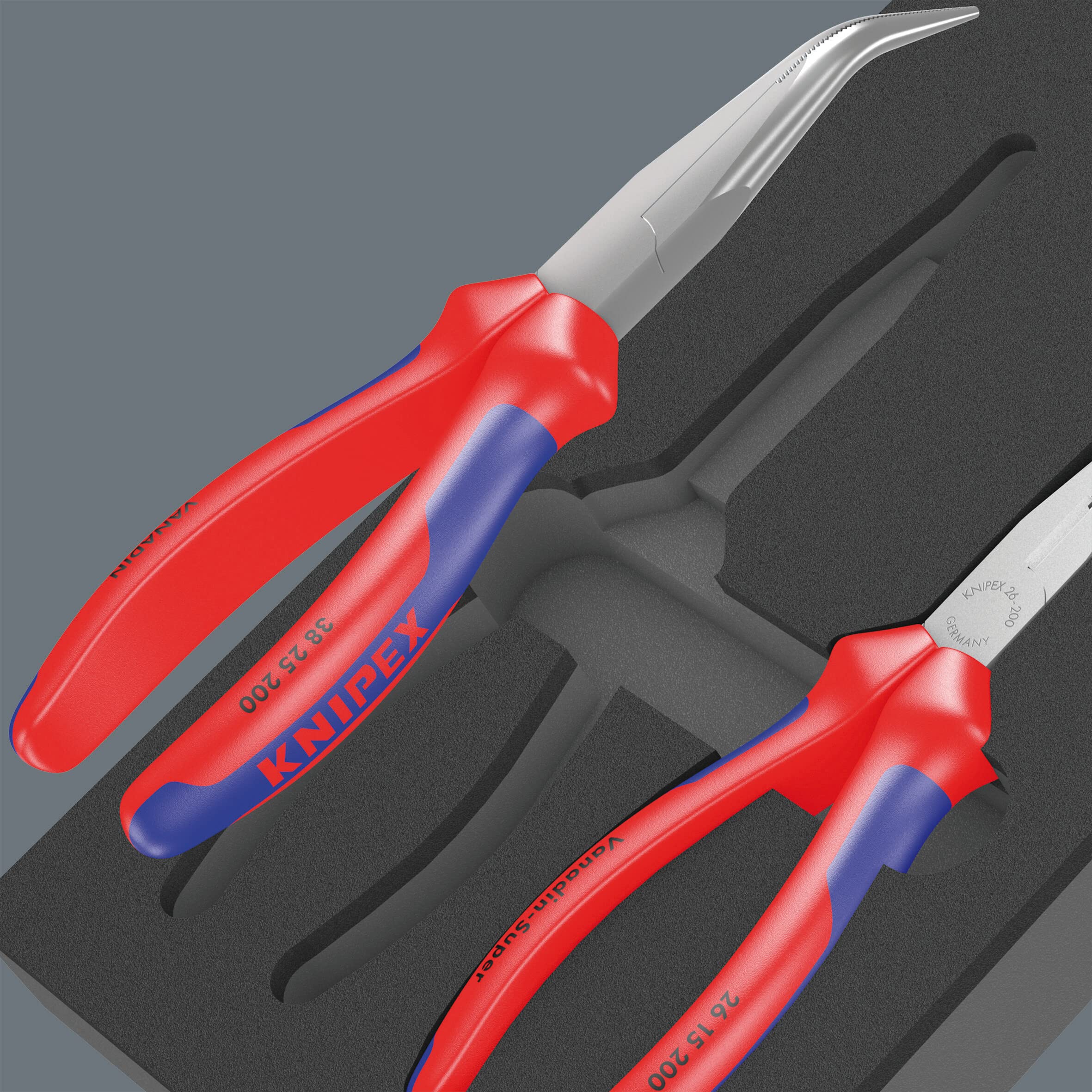Wera 05150181001 9781 Termoformato in spugna pinze KNIPEX Set 2, 3 pezzi