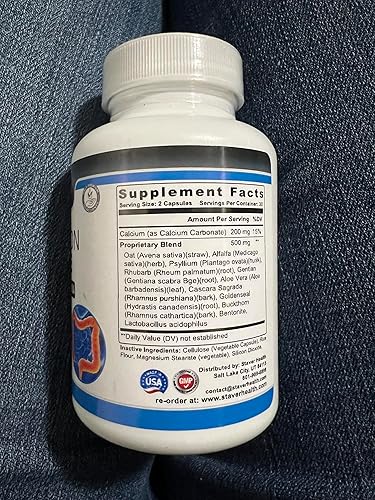 Miniatura 10 de Super Colon Cleanse - Limpieza de 15 días, píldoras de limpieza de colon, limpiador y desintoxicación de colon, cáscara de psyllium