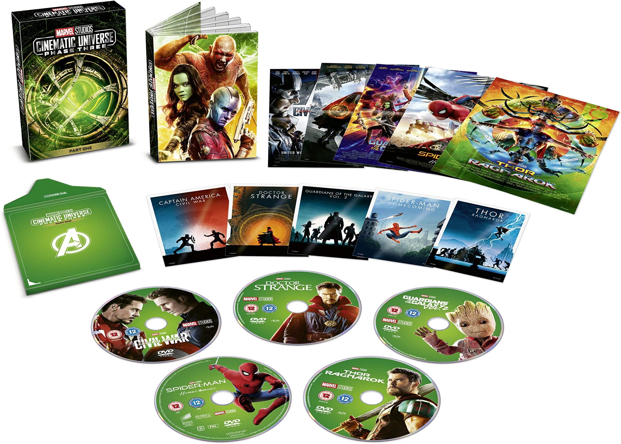 Marvel Studios Phase 3 Part 1 2018 | USA Non-Compatible Product | Region - 2