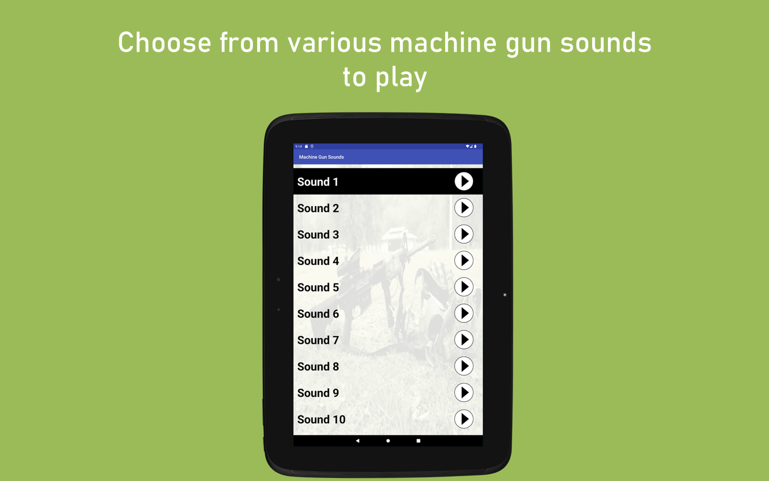 Machine Gun Sound Machine Machine Gun Sounds - App on Amazon Appstore