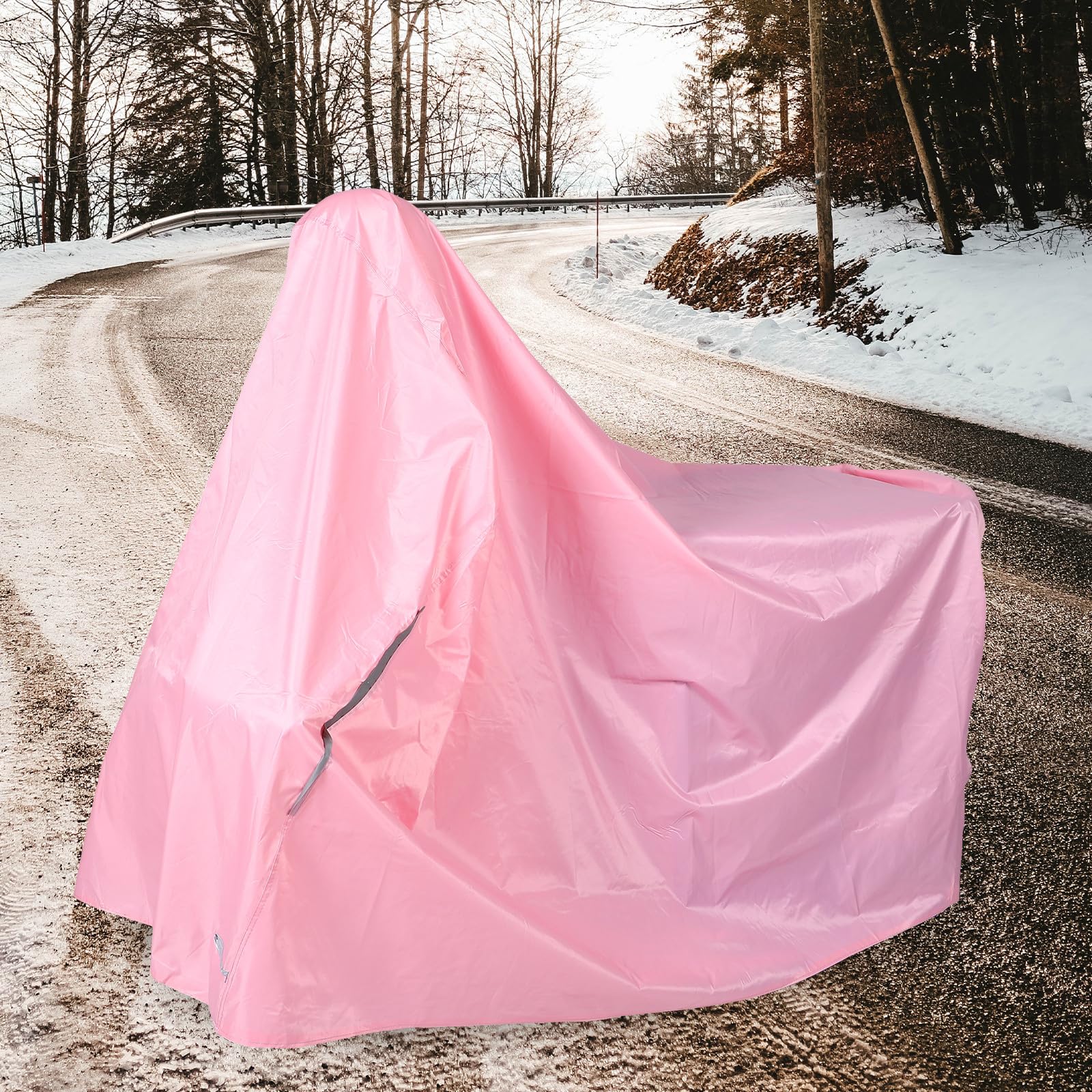 Anneome Outdoor Motorradabdeckung und Regenschutz für Motorroller Wasserfeste Schutzhülle mit Schnee und UV Schutz Geeignet für Elektromobile und E Scooter
