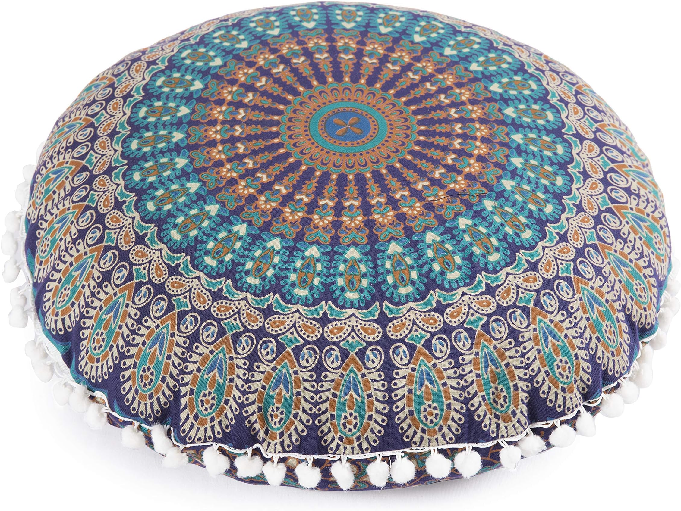 Amazon.com: Popular Handicrafts Floor Pillow Cushion Cover - Hippie ...