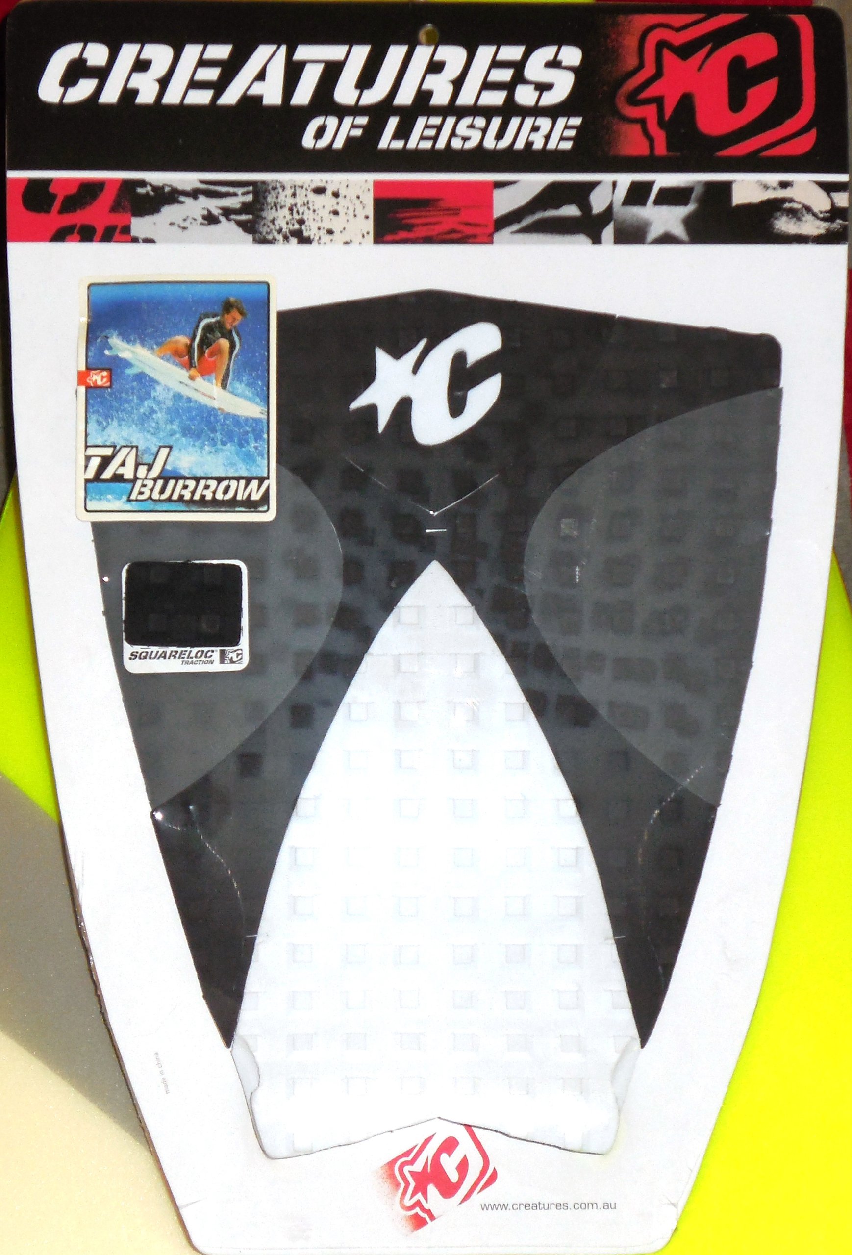 Taj Burrow Designed Surfboard Traction Pad. Designed and Created in Australia.