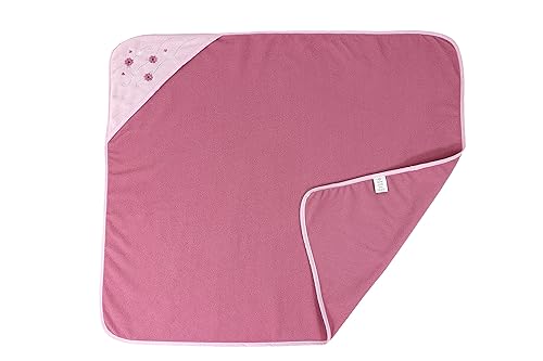 Miniatura 8 de Cudlie Buttons & Stitches GS71728 - Paquete de 3 toallas con capucha enrolladascardadas con estampado de flores nítidas