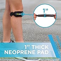 Vista 7 de BraceAbility Rodillera para niños – Correa de apoyo para tendón rotuliano juvenil Osgood Schlatter para saltadores de rodilla, tendinitis de rótula