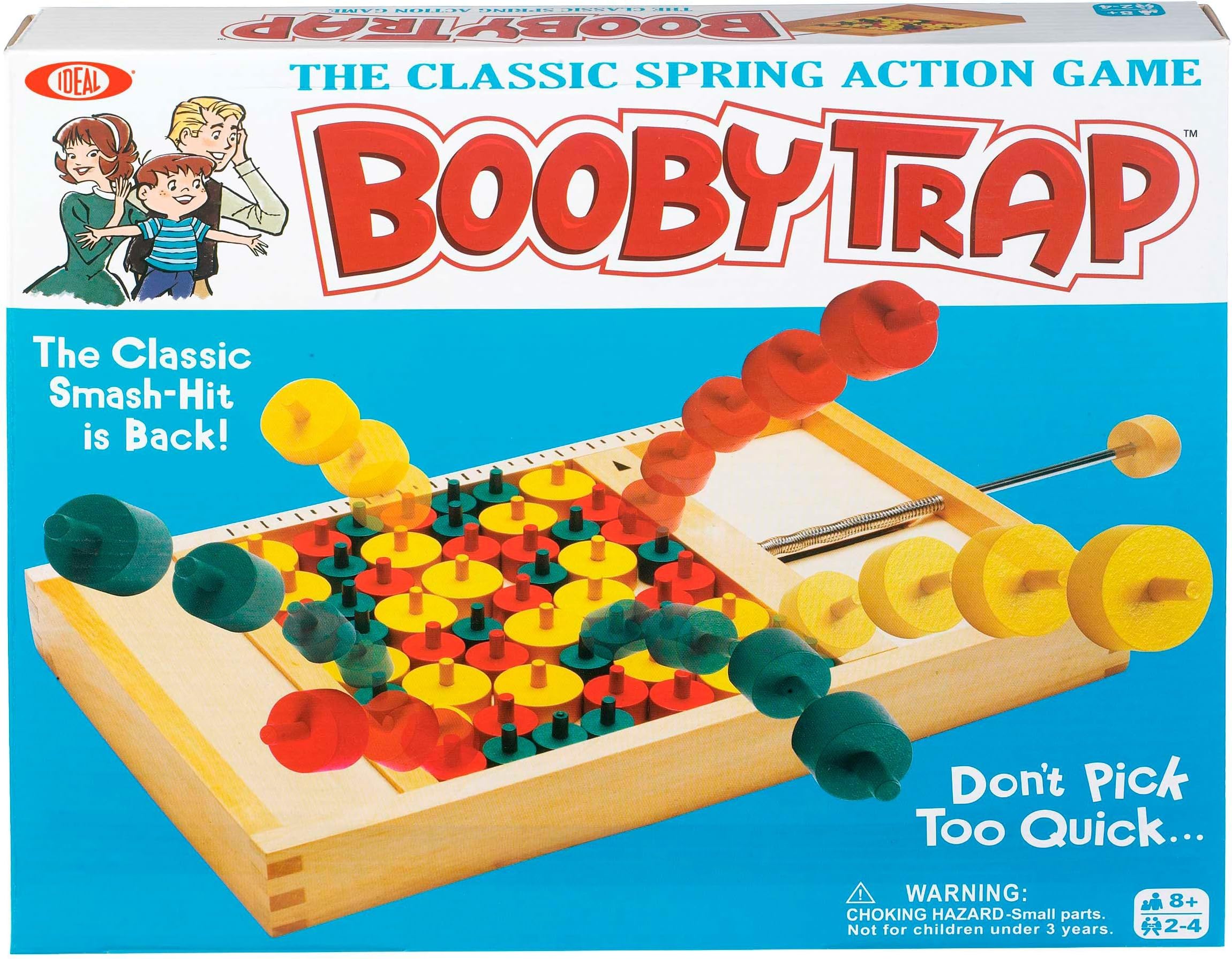 Ideal Booby Trap Classic Wood Game