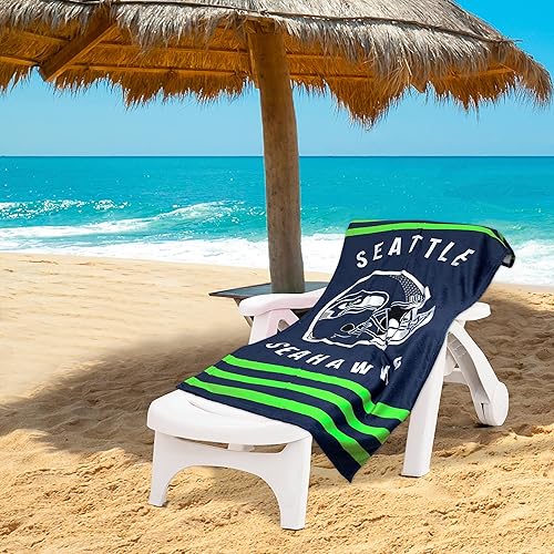 Vista 110 de NORTHWEST NFL State Line - Toalla de playa, 30 x 60, Green Bay Packers