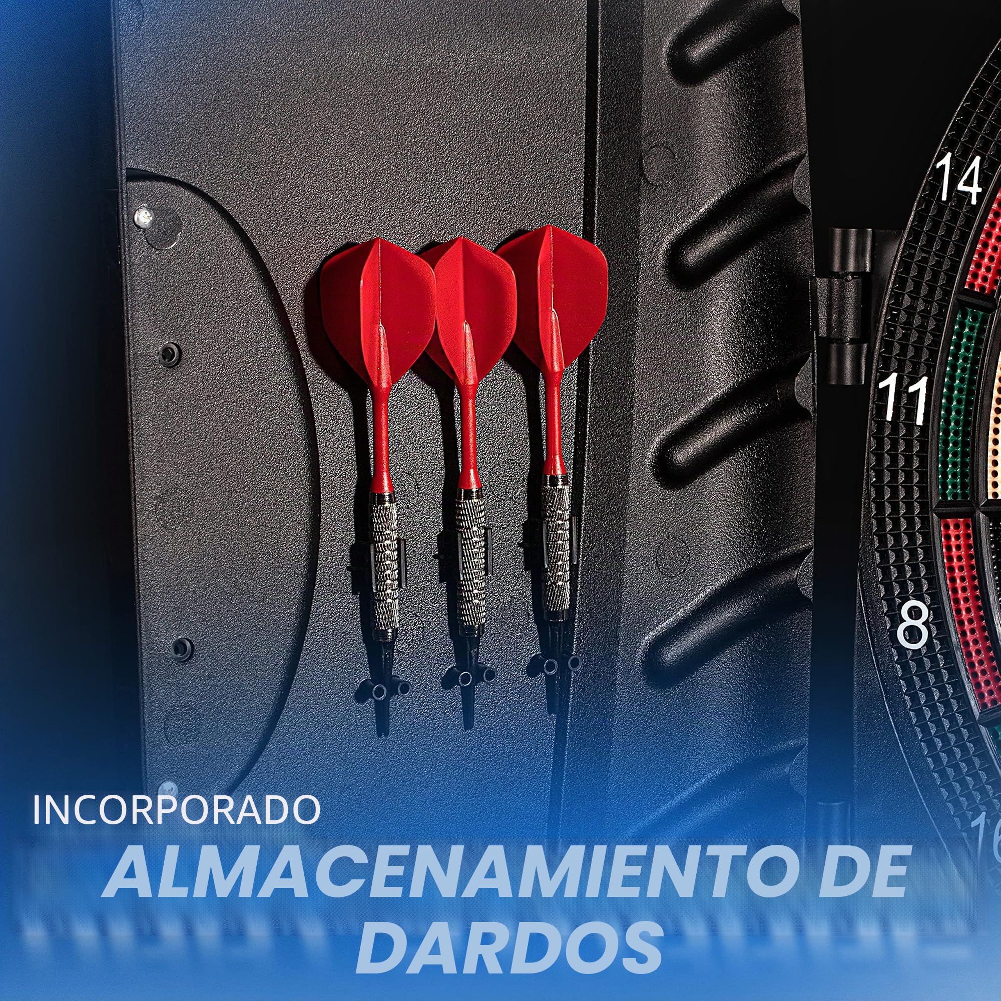 Franklin Sports Juego de Dardos electrónicos, Diana eléctrica de Punta Suave con Marcador Digital, Juego para Adultos y niños, (6) Dardos incluidos