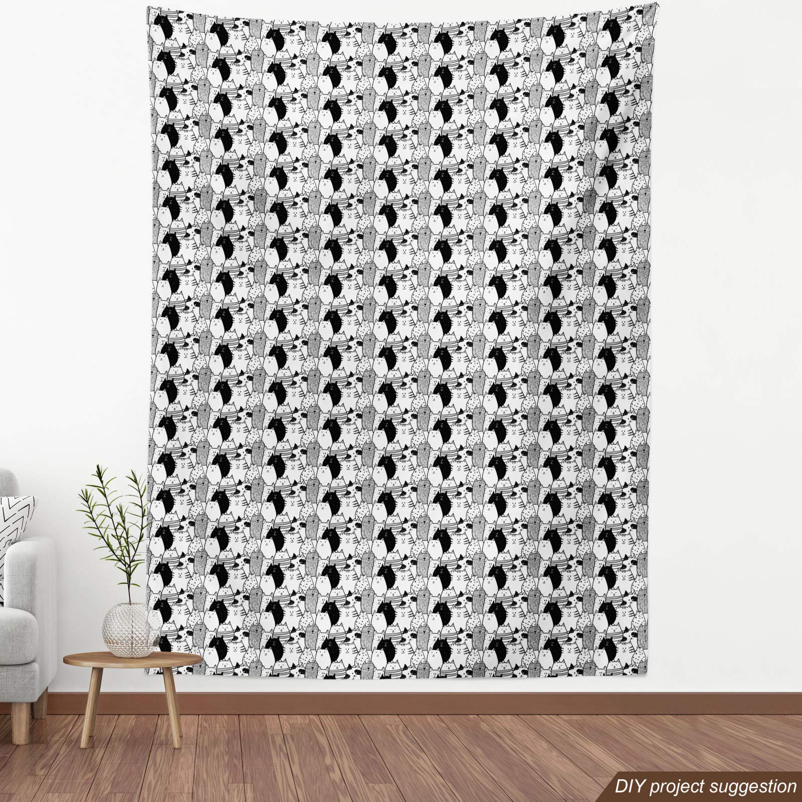 Tela Decorativa Infantil Animales 1 Metro - Ancho 148 Cm, 100% Poliéster, Resistente Al Agua, Para Manualidades Y Tapicería